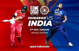 IND vs ZIM 2022, 2nd ODI: Today's match players list, teams & umpires