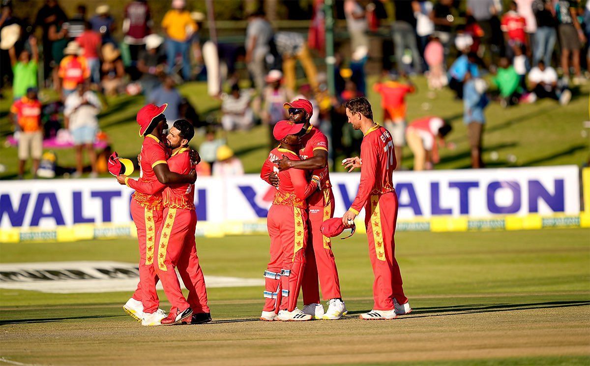 Zimbabwe secured a historic T20I series victory over Bangladesh. (Credits: Getty)