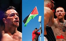 MMA News Roundup: UFC fighter puts fan in place over Palestine issue, Michael Chandler accused of giving "snake vibes," group of moms find Conor McGregor fight "barbaric"