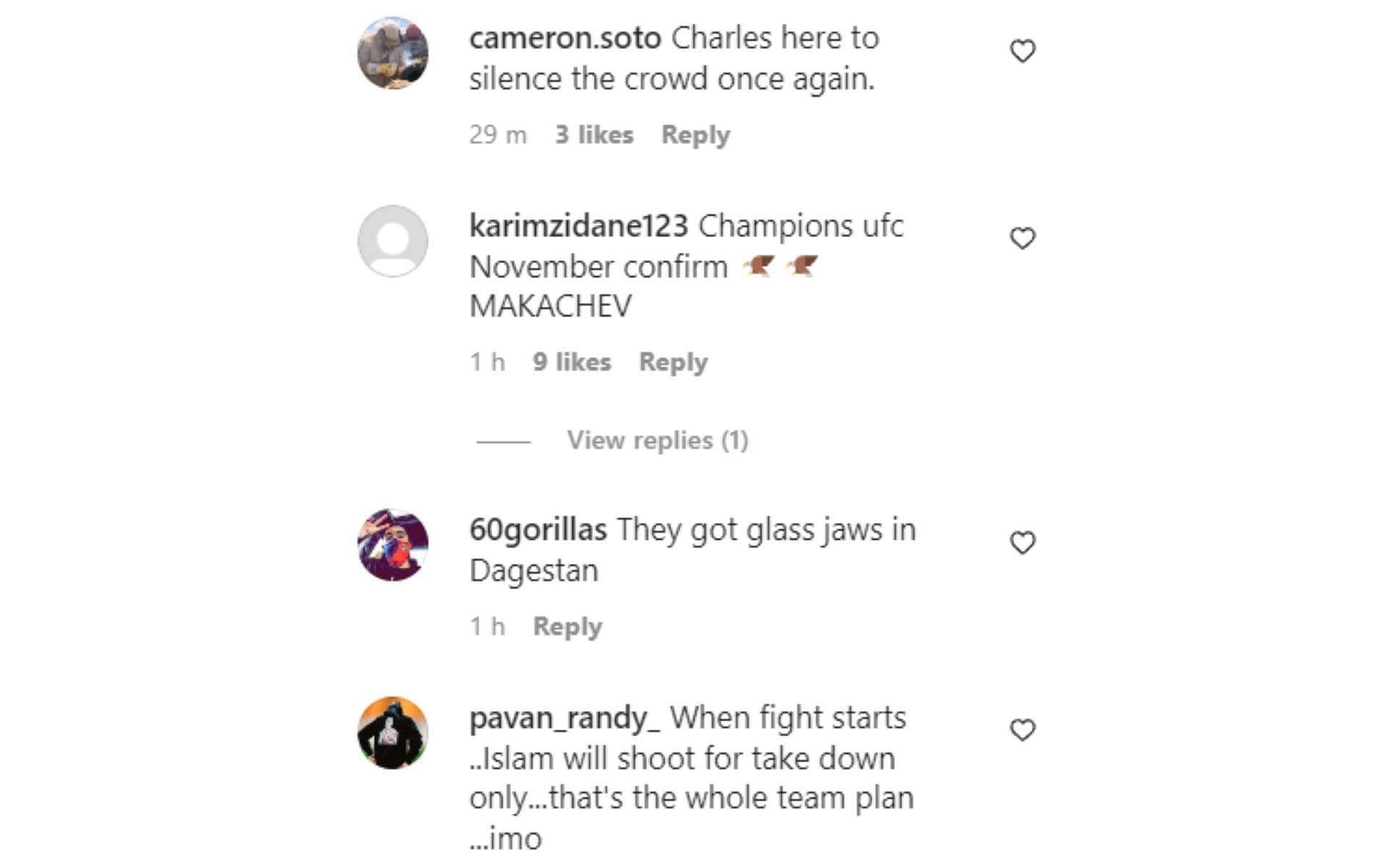 Fans are aware of how deadly Charles Oliveira's striking and Makhachev's wrestling is.