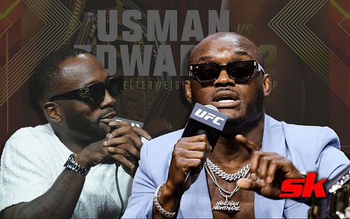 Kamaru Usman reacts to Leon Edwards dismissing his GOAT status.