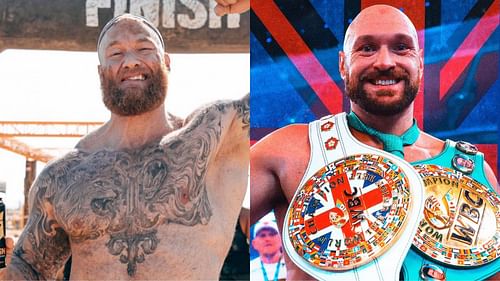 Hafthor Bjornsson (@thorbjornsson), Tyson Fury (@wbcboxing) [images courtesy of Instagram]