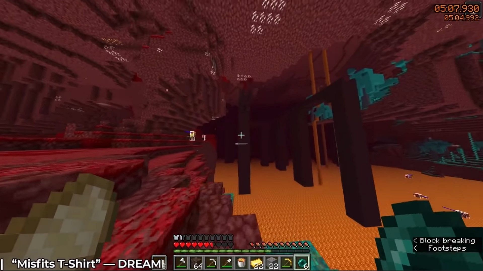 Both Bastion Remnant and Nether Fortress is essential in a speedrun (Image via YouTube/Cube1337x)