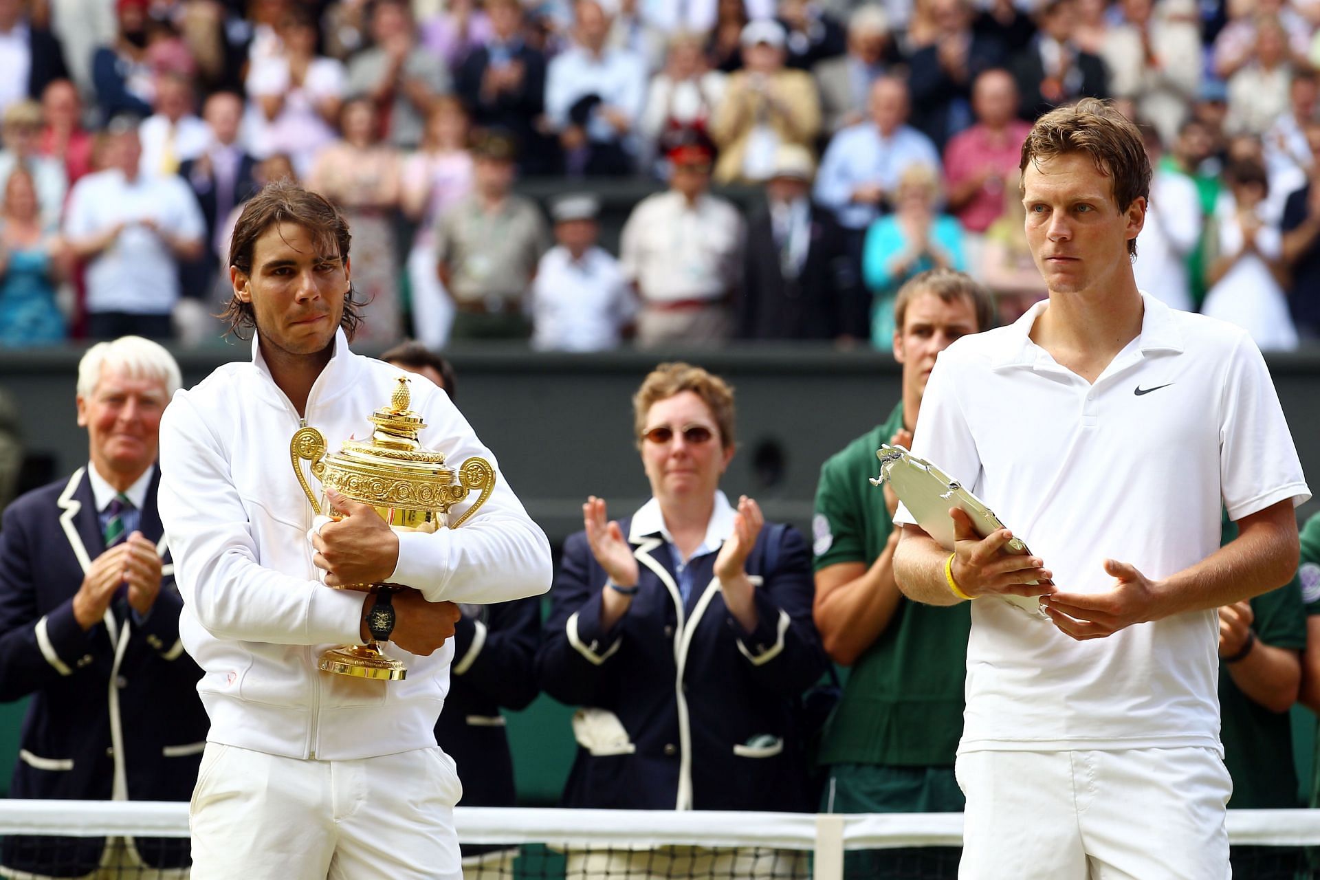 Rafael Nadal was far from pleased with Tomas Berdych&#039;s actions in 2006