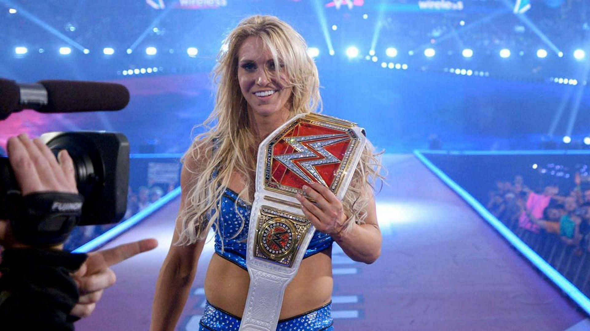 Charlotte as WWE RAW Women&#039;s Champion