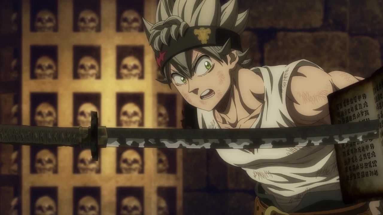 Asta during the devil-binding ritual (Image via Studio Pierrot)