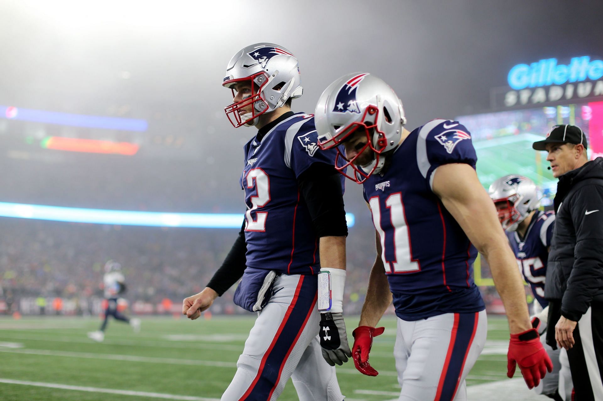 Former Patriots wide receiver says team had to overhaul their offense after Tom Brady left.
