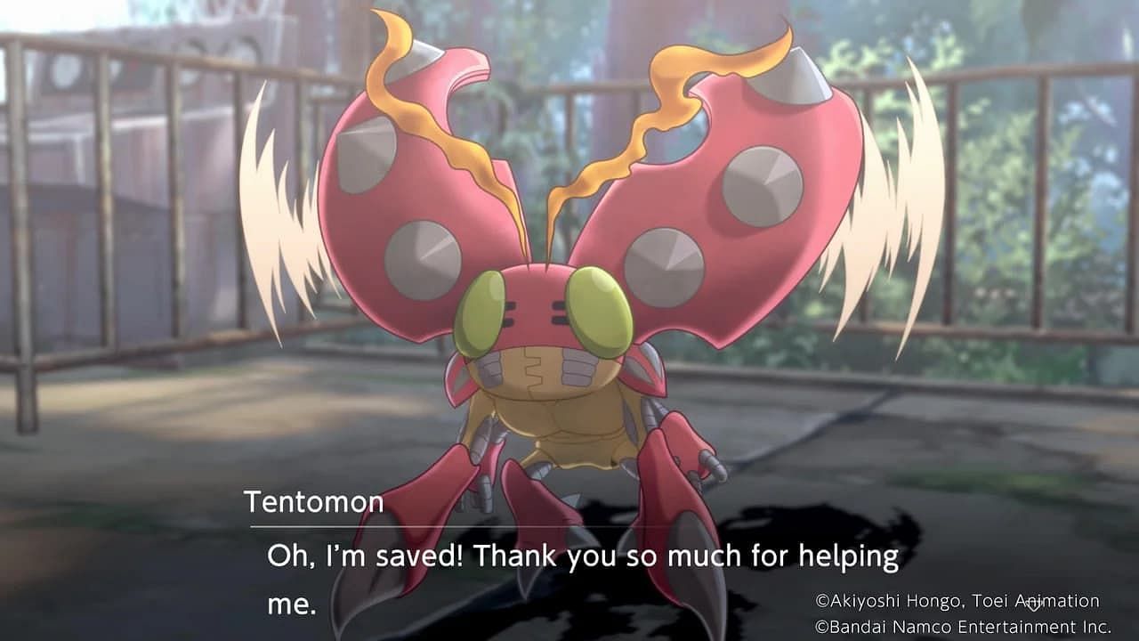 Tentomon can be saved in Digimon Survive (Image via Bandai Namco)