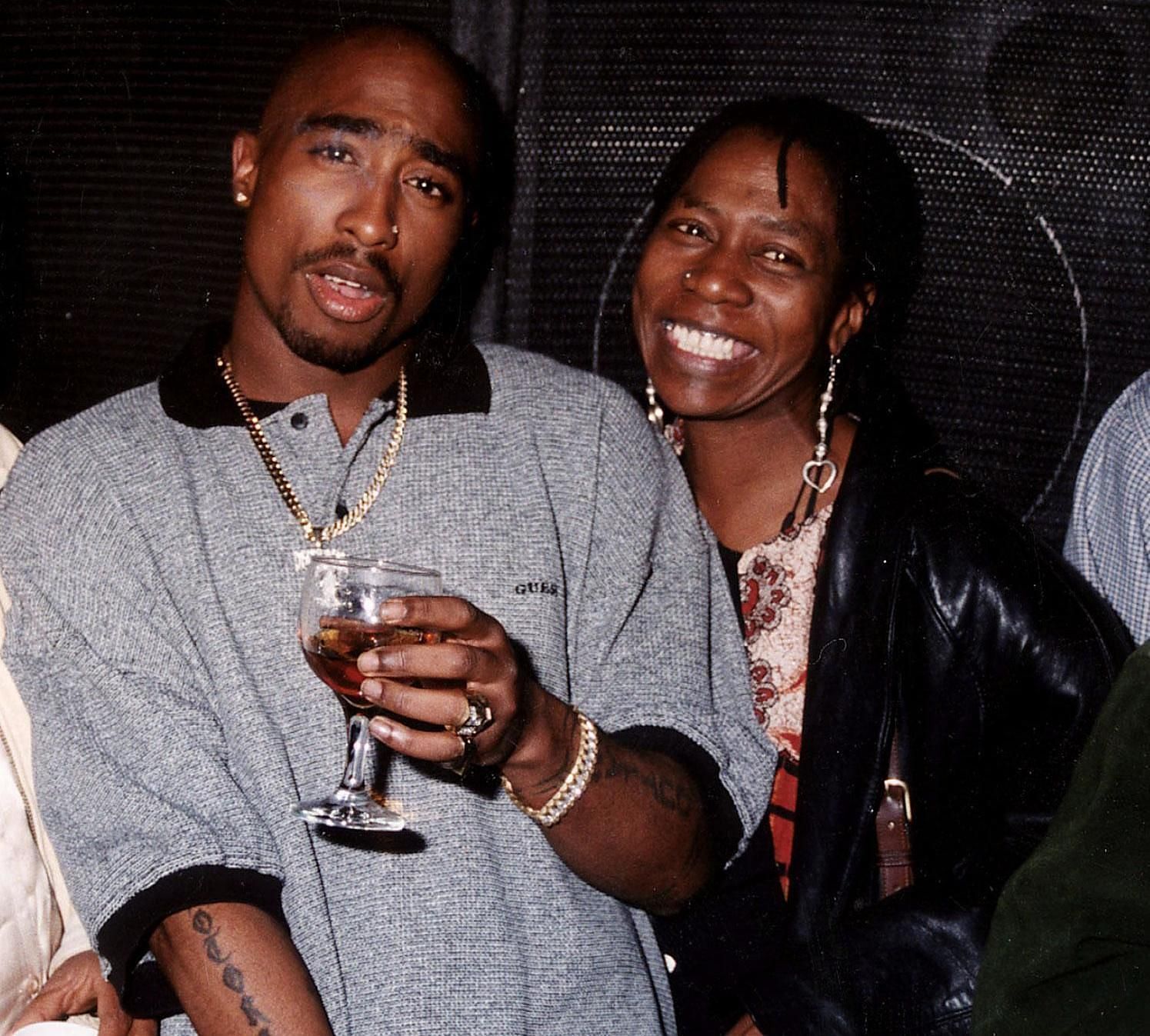 Tupac with his mother, Afeni Shakur (Image via CNN)