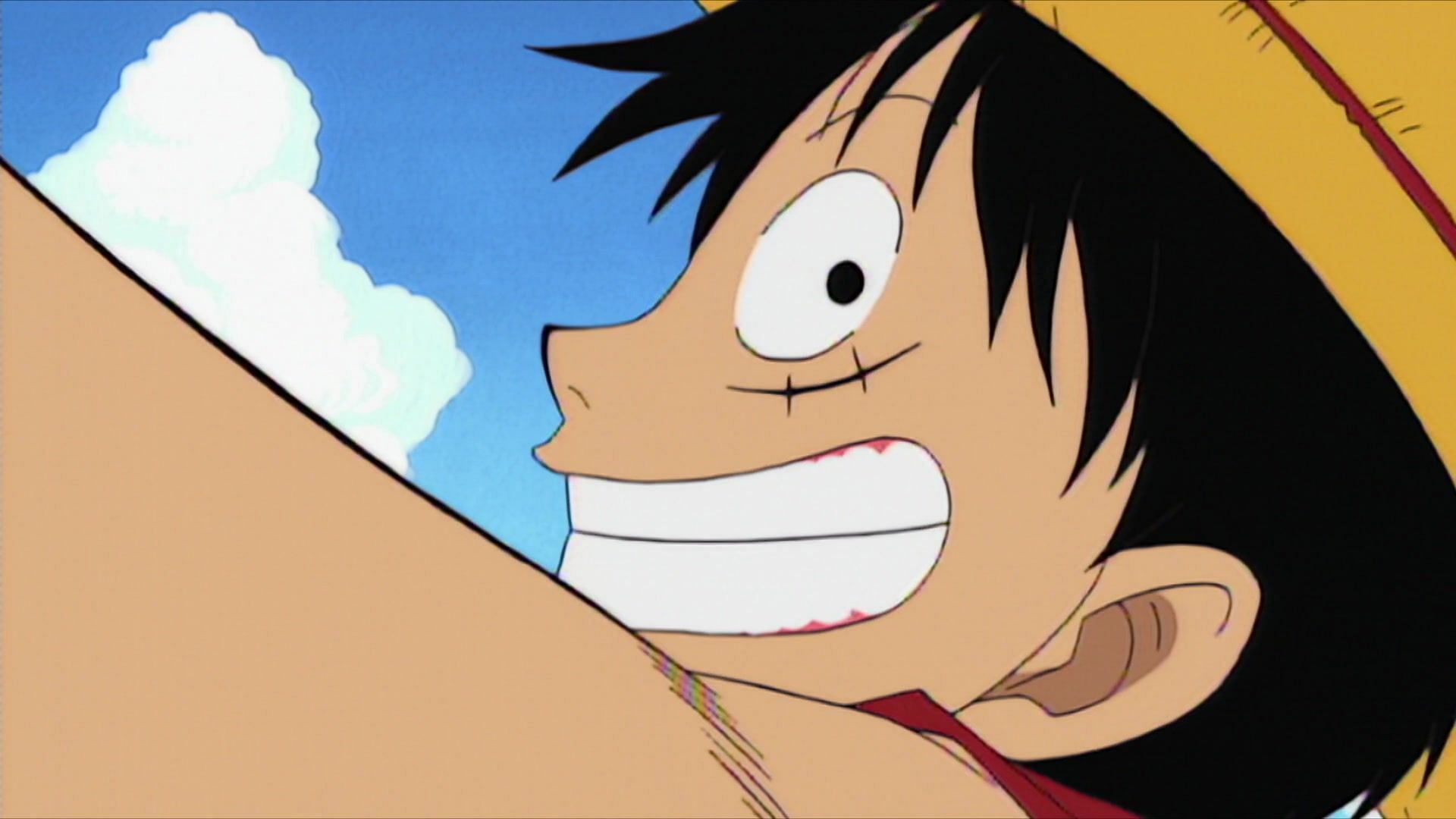Monkey D. Luffy, as seen in One Piece&#039;s East Blue Saga (Image via Toei Animation, One Piece)