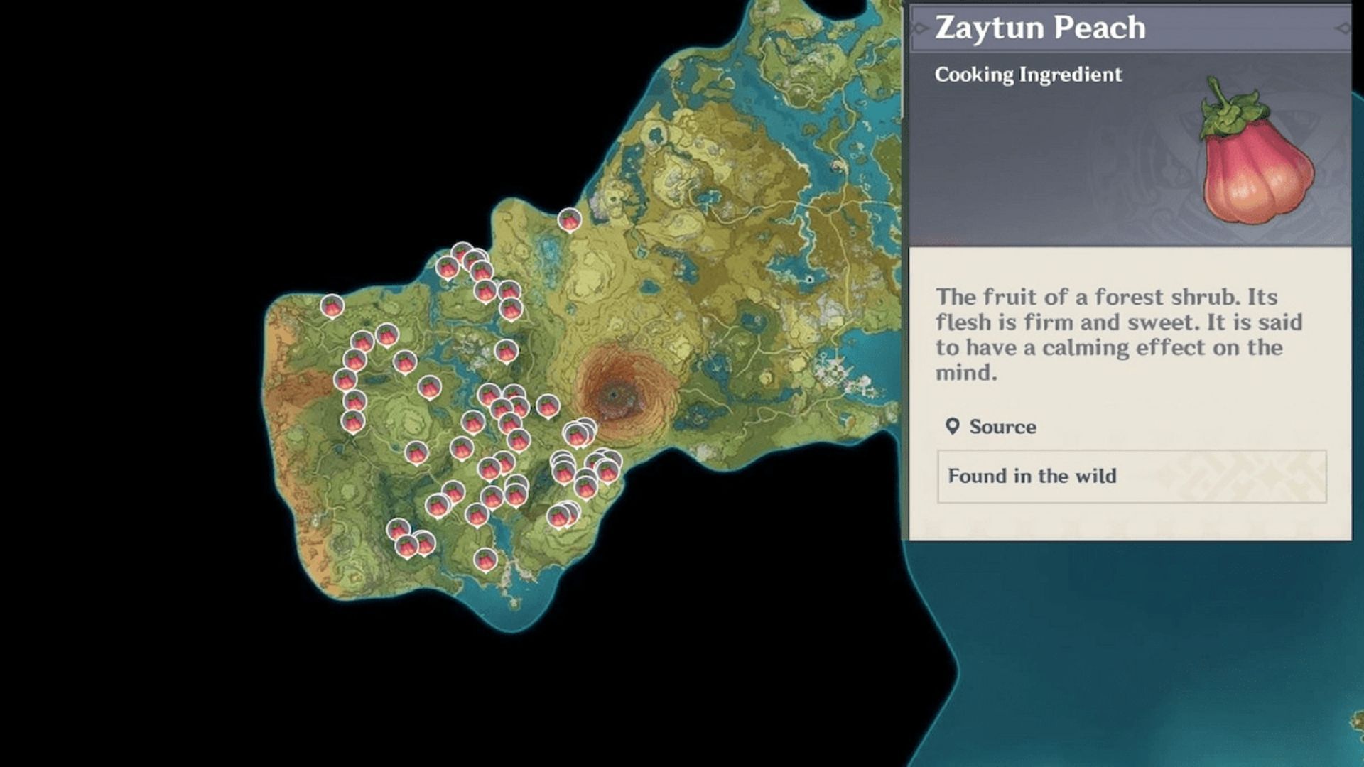 How to find Zaytun Peaches in Genshin Impact