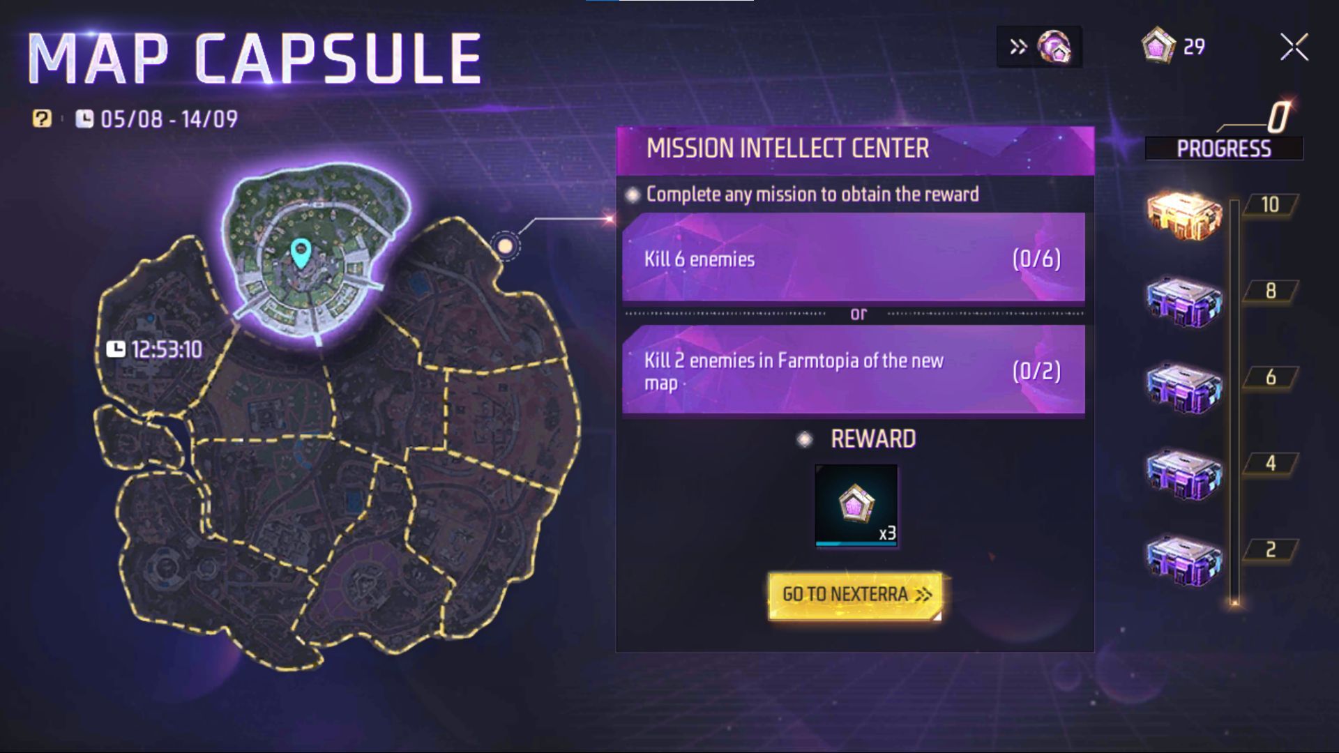 Gamers only need to complete one of the two missions to proceed ahead (Image via Garena)