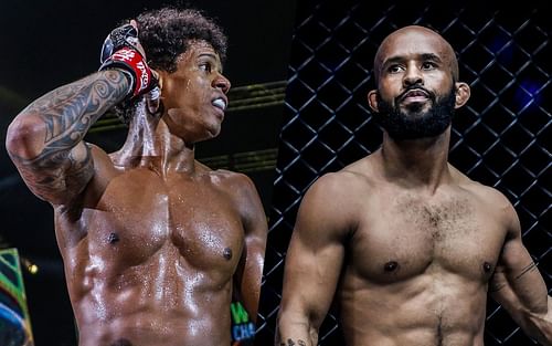 Adriano Moraes (left) and Demetrious Johnson (right) [Photo Credit: ONE Championship]