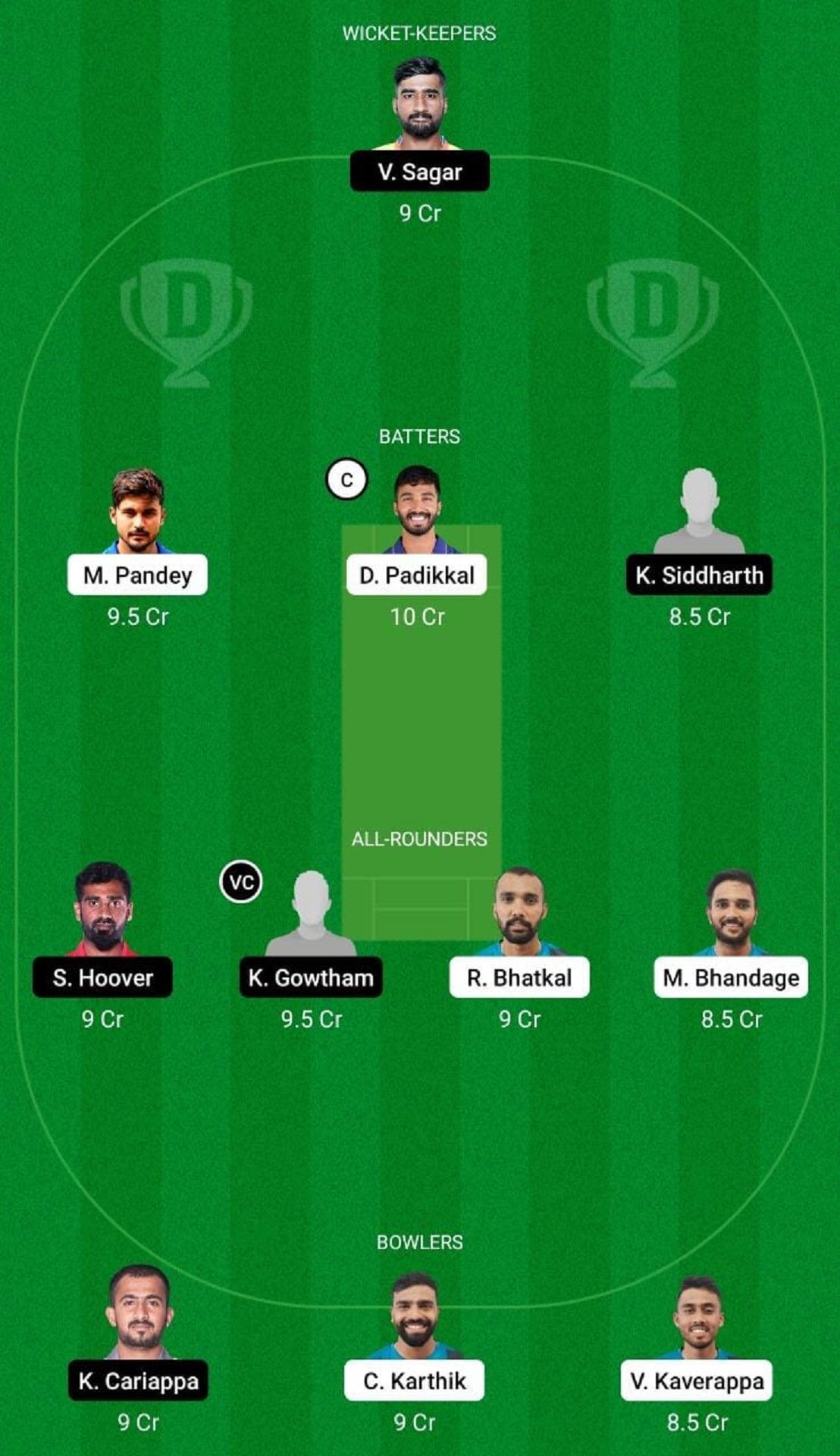 GMY vs SS Dream11 Fantasy Suggestion #1 - Maharaja T20 Trophy 2022.