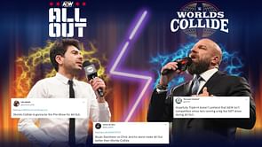 "Triple H is trying to hurt Tony Khan" - Twitter flares up in a frenzy to collision of events between AEW and WWE