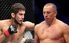 "One of the craziest pieces of MMA lore, considering how Santos’ MMA career has panned out" - Fans react to a clip of UFC 278 star Leonardo Santos submitting Georges St-Pierre via. flying armbar at ADCC 2005