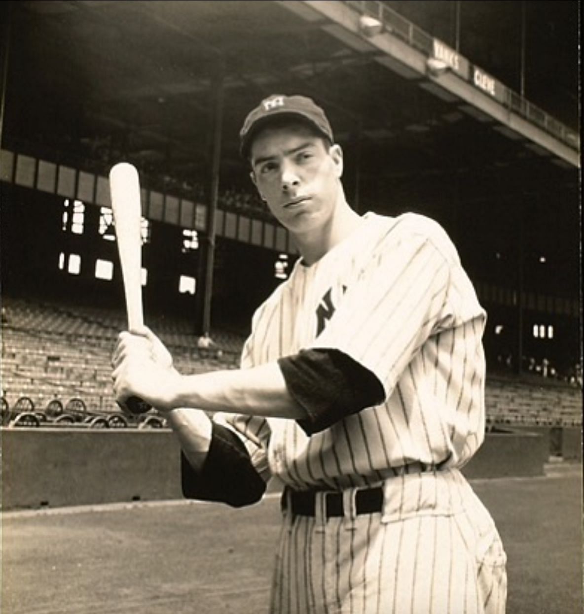 Joe DiMaggio of the New York Yankees (Photo source: @thejoedimaggio Instagram account)