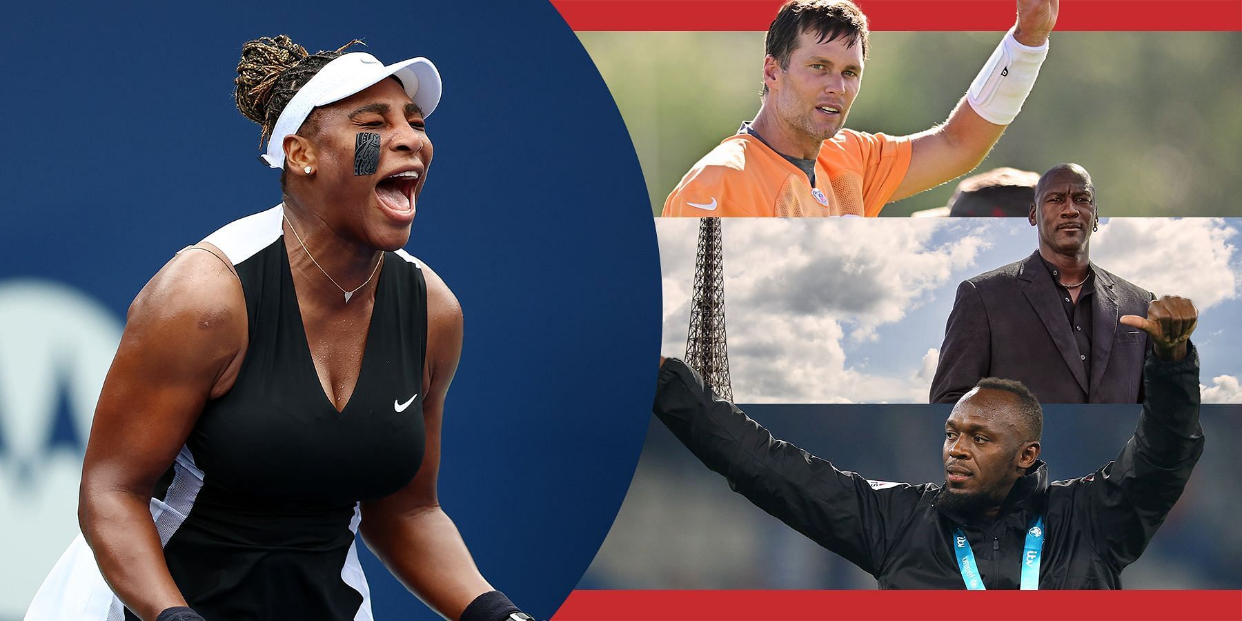 Serena Williams should be seen on the same level as Tom Brady, Usain Bolt and Michael Jordan, according to Craig Gabriel