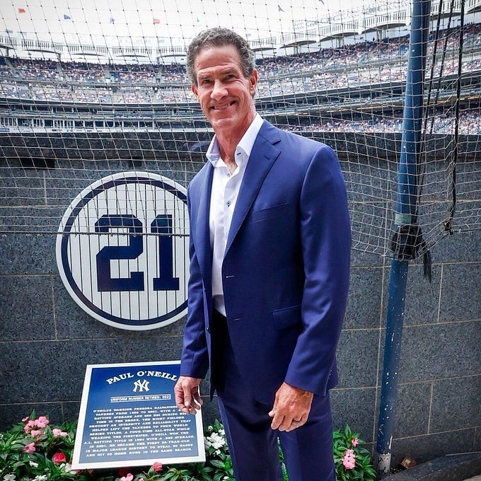 NY Yankee Paul O'Neill's No. 21 to be retired on Aug. 21