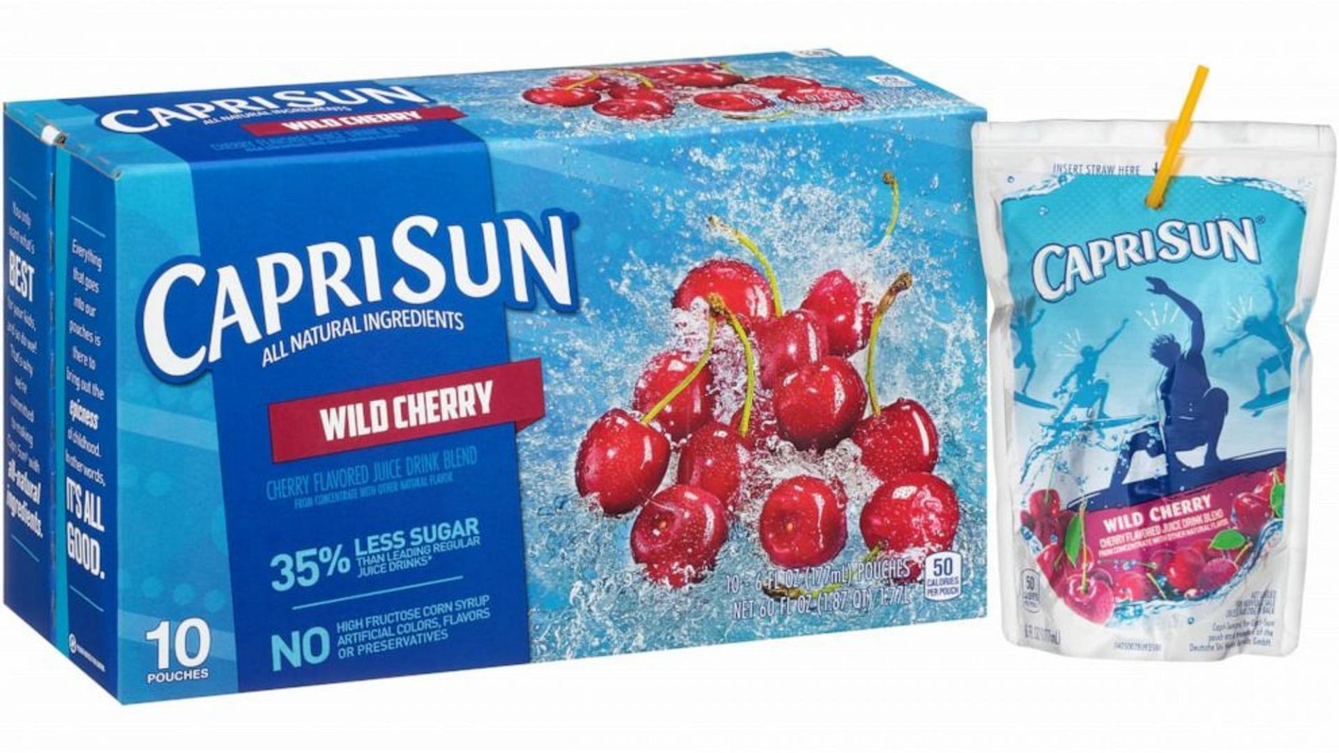 Capri Sun recalls Wild Cherry flavor (Image via Kraft Heinz)