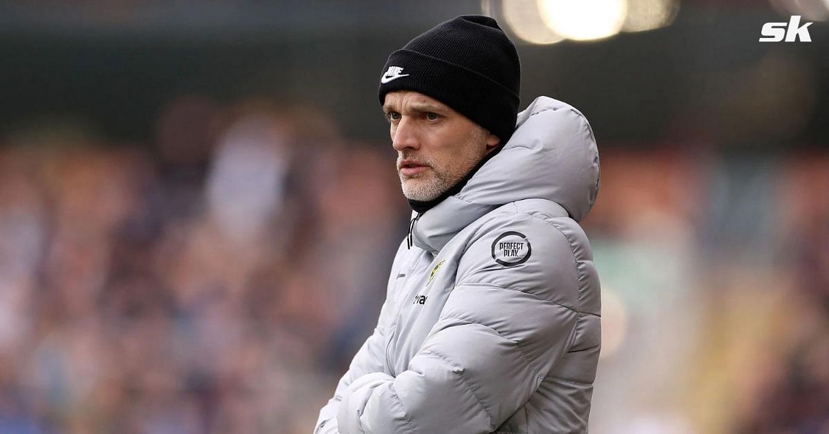 Chelsea manager Thomas Tuchel looks on during a match.