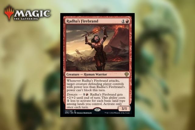 Magic: The Gathering's red aggro decks are getting a powerful new tool in Radha's Firebrand Magic: The Gathering's red aggro decks are getting a powerful new tool in Radha's Firebrand