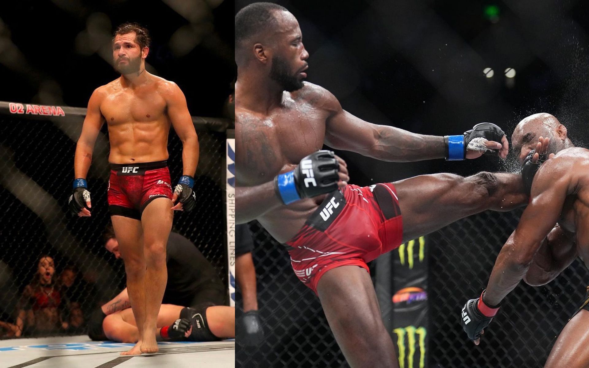 Jorge Masvidal and Leon Edwards [Images via @gamebredfighter and @btsport on Instagram]