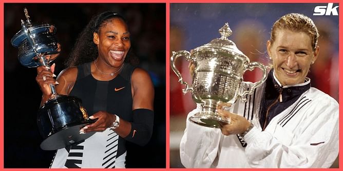 5 female tennis players with the most number of Grand Slam singles titles ft. Serena Williams & Steffi Graf