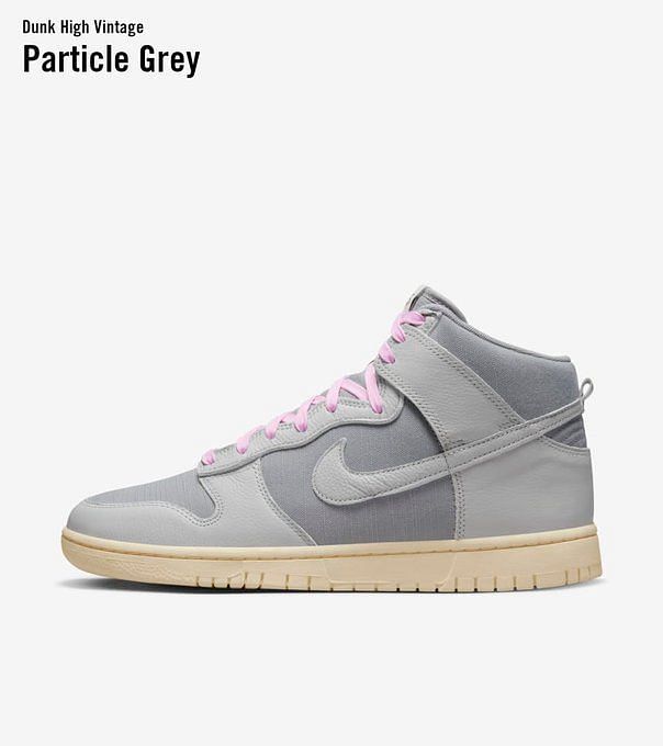 Where to buy Nike Dunk High Vintage Particle Grey shoes? Price, release ...