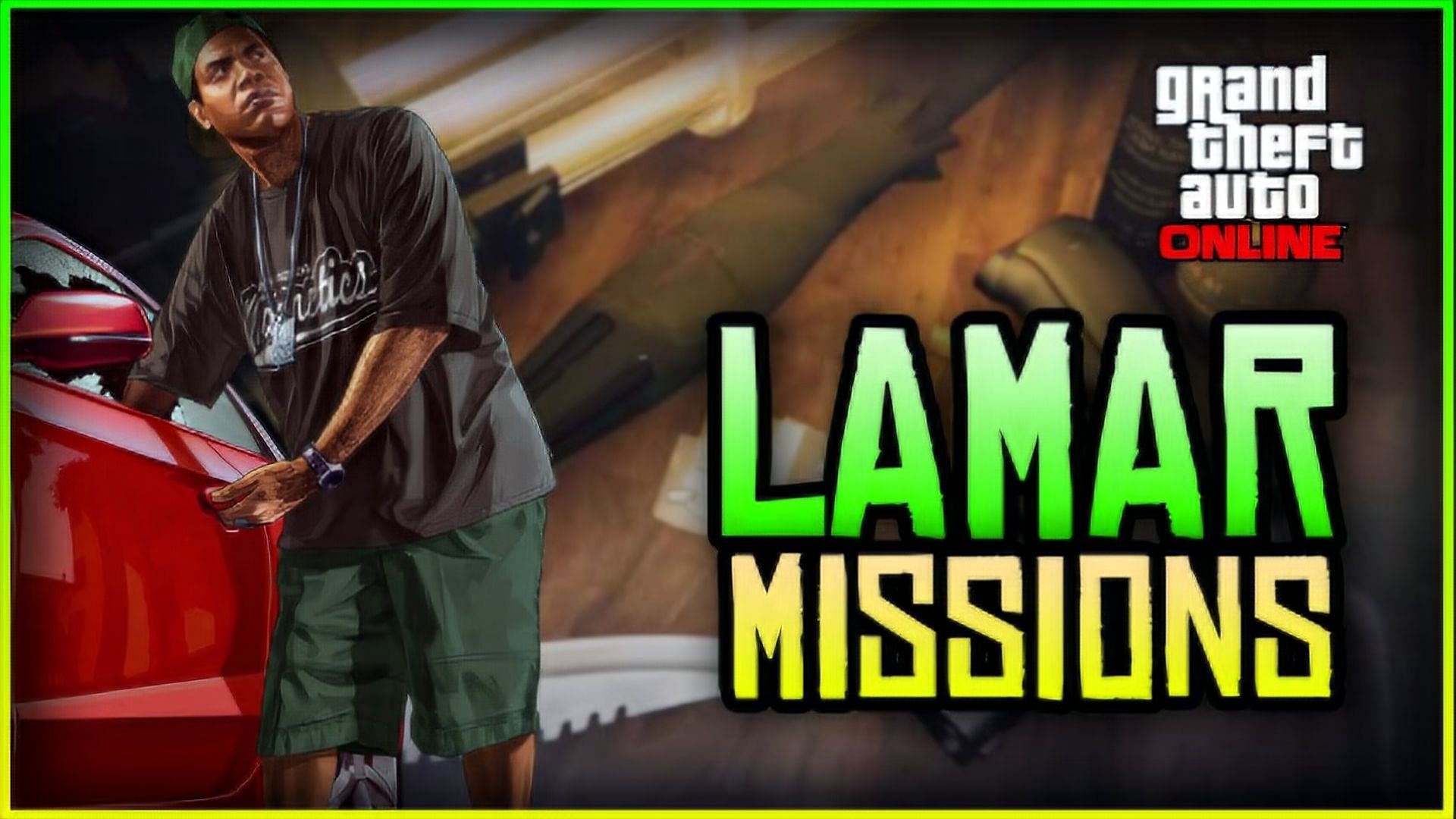 Lamar Missions in GTA Online. (Image via YouTube/Nought)