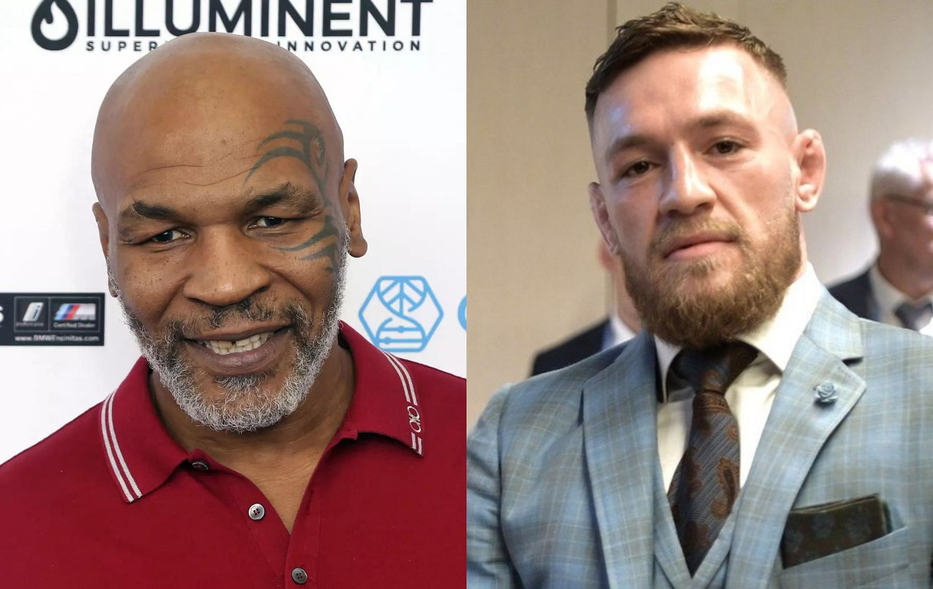 Mike Tyson (left) and Conor McGregor (right)