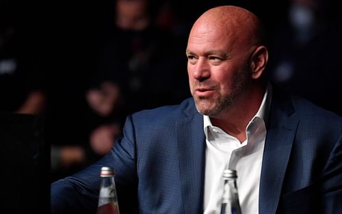 Dana White while ringside at UFC 251