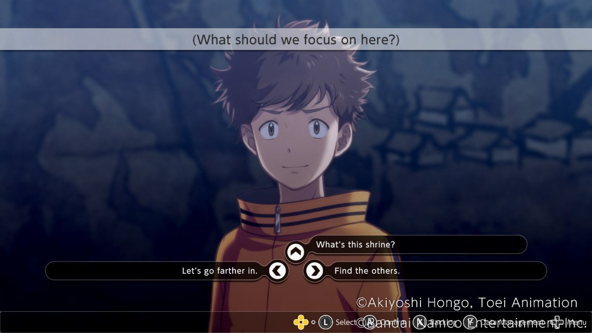 Players have full control over the game&#039;s branching narrative (Image via Bandai Namco Entertainment Inc.)