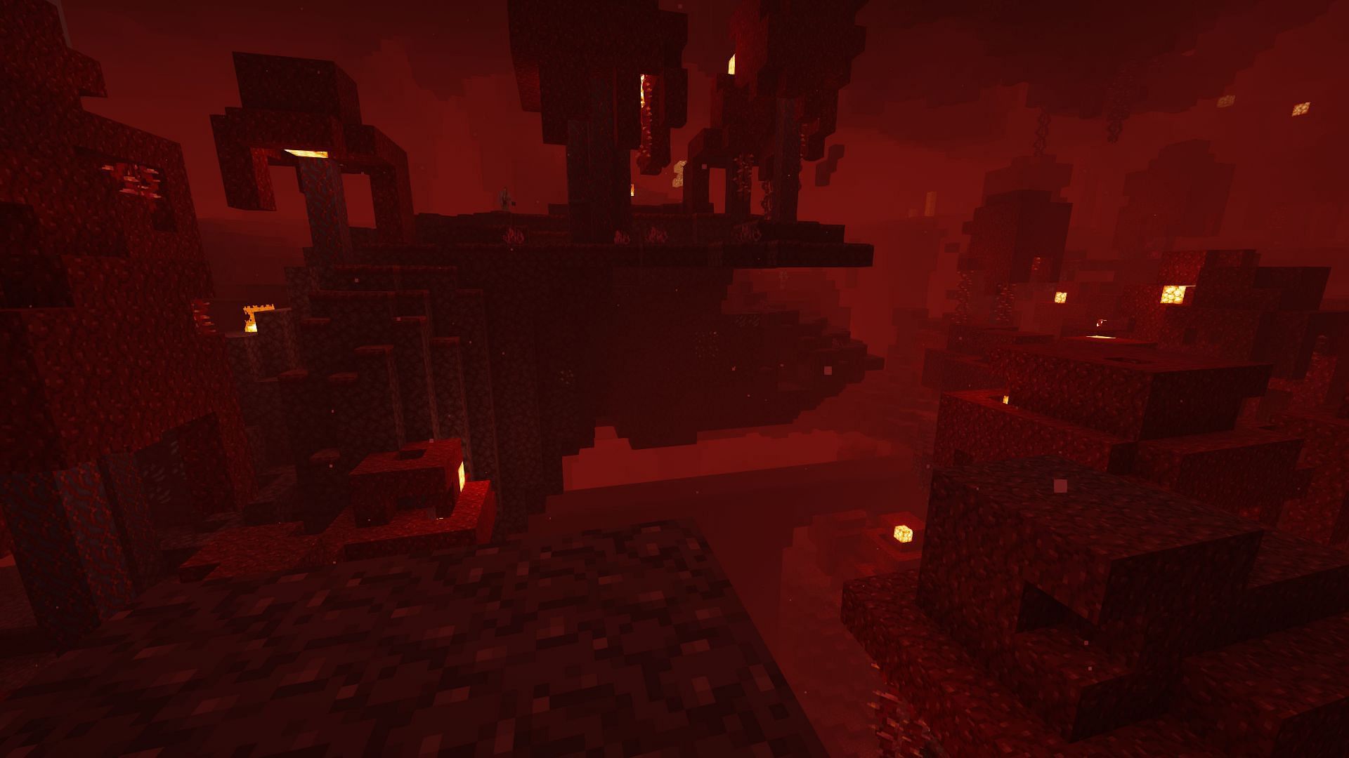 Several Minecraft resources can be farmed in the Nether realm (Image via Mojang)