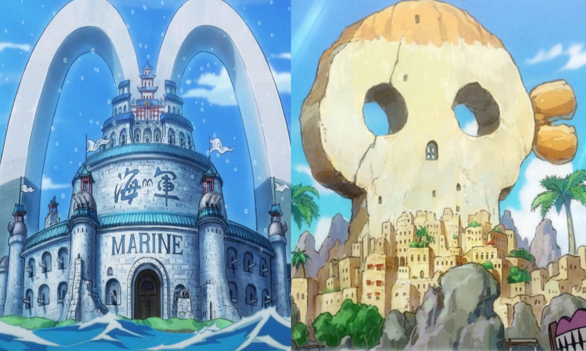 Marines and pirates will be making their moves (Images via Eiichiro Oda/Shueisha/Viz Media/One Piece)