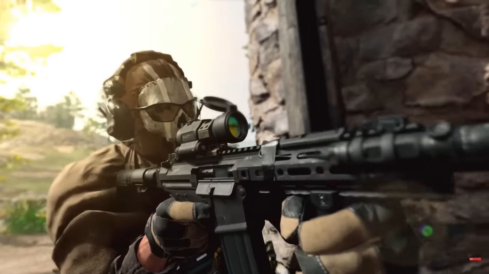 Ghost holding an AR (Image via Activision)