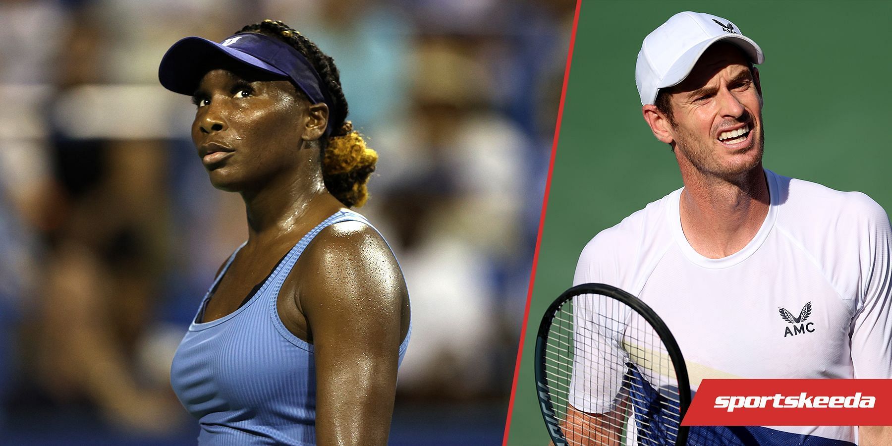 Venus Williams and Andy Murray.