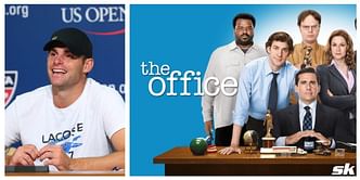 Andy Roddick reacts to almost having his name dropped on "The Office"