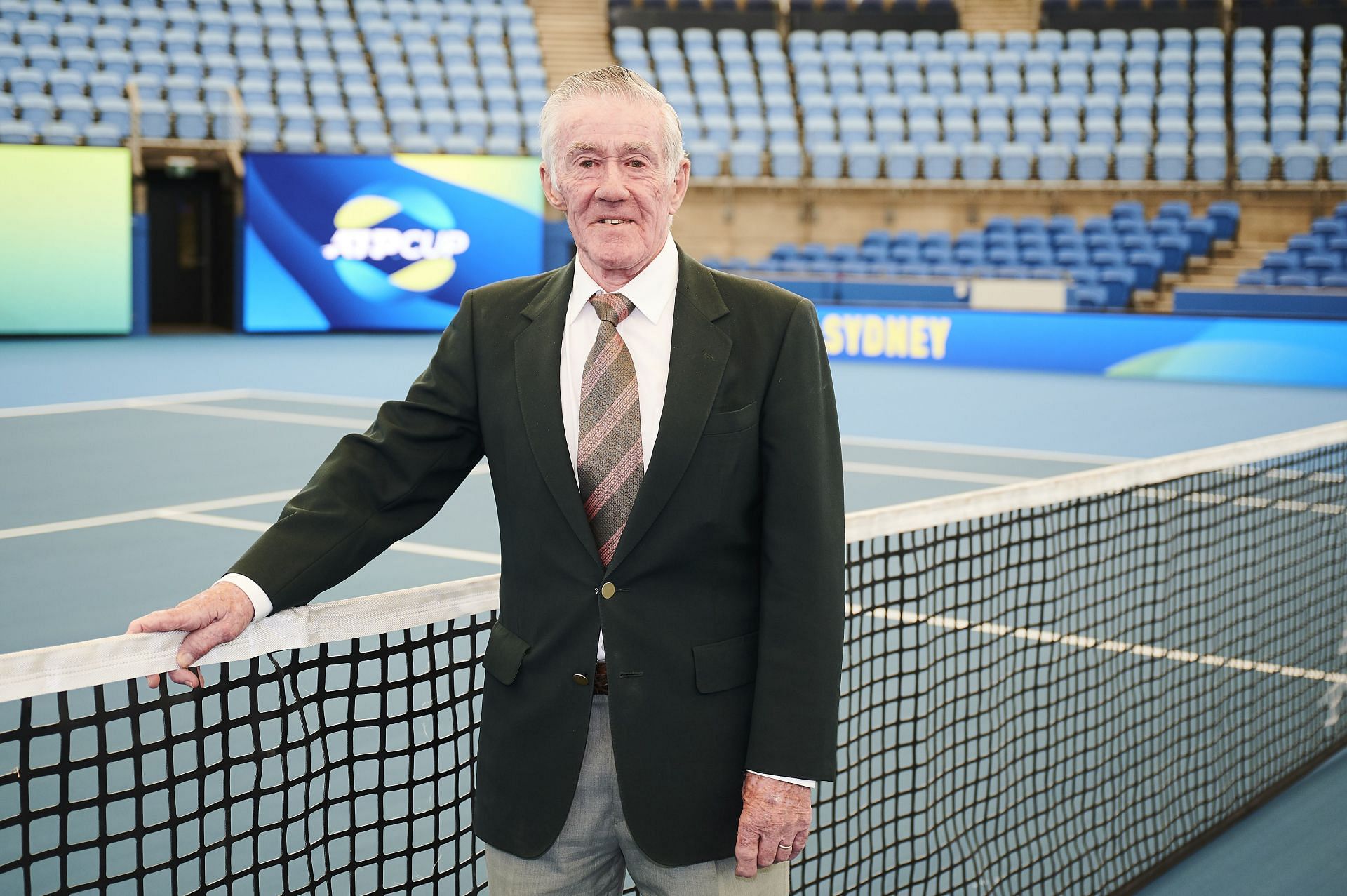 Ken Rosewall at the 2020 ATP Cup - Sydney