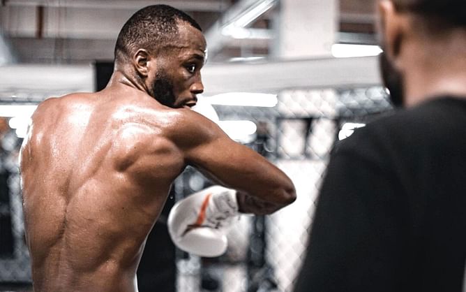 "Usman is in for a long night" - Fans in awe after Leon Edwards exhibits lightning-quick slicing elbows ahead of rematch against Kamaru Usman