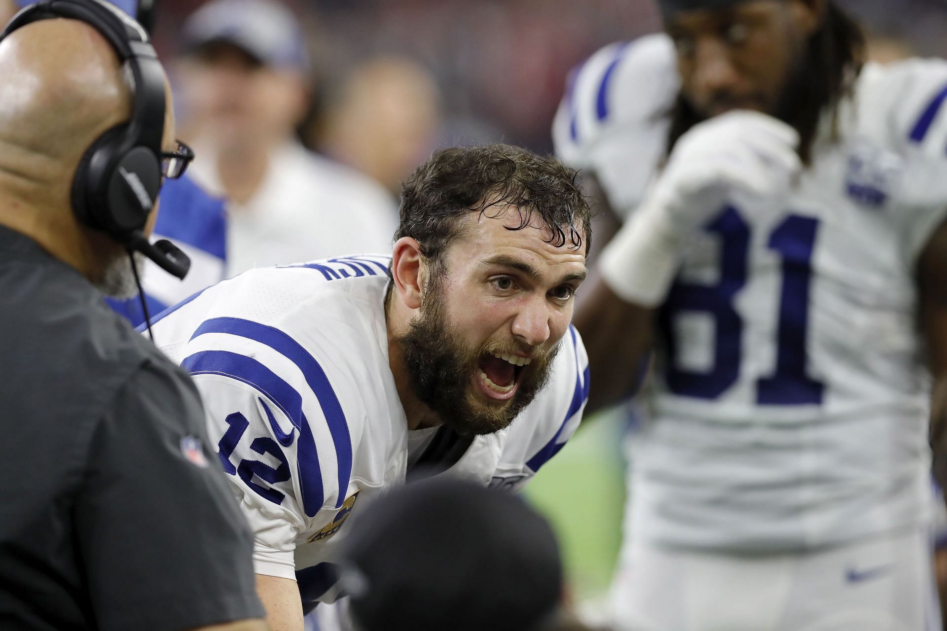 Andrew Luck felt deflated because of Tom Brady