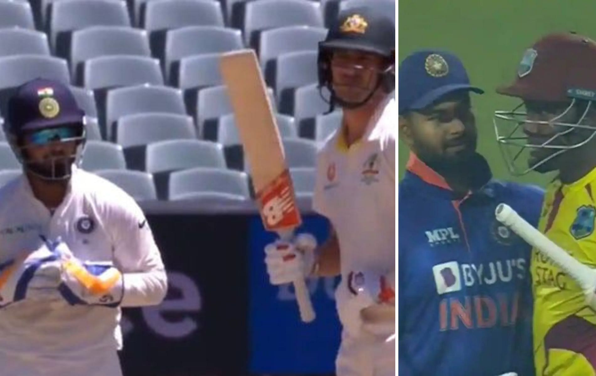 Rishabh Pant is known to be very chirpy behind the stumps. 