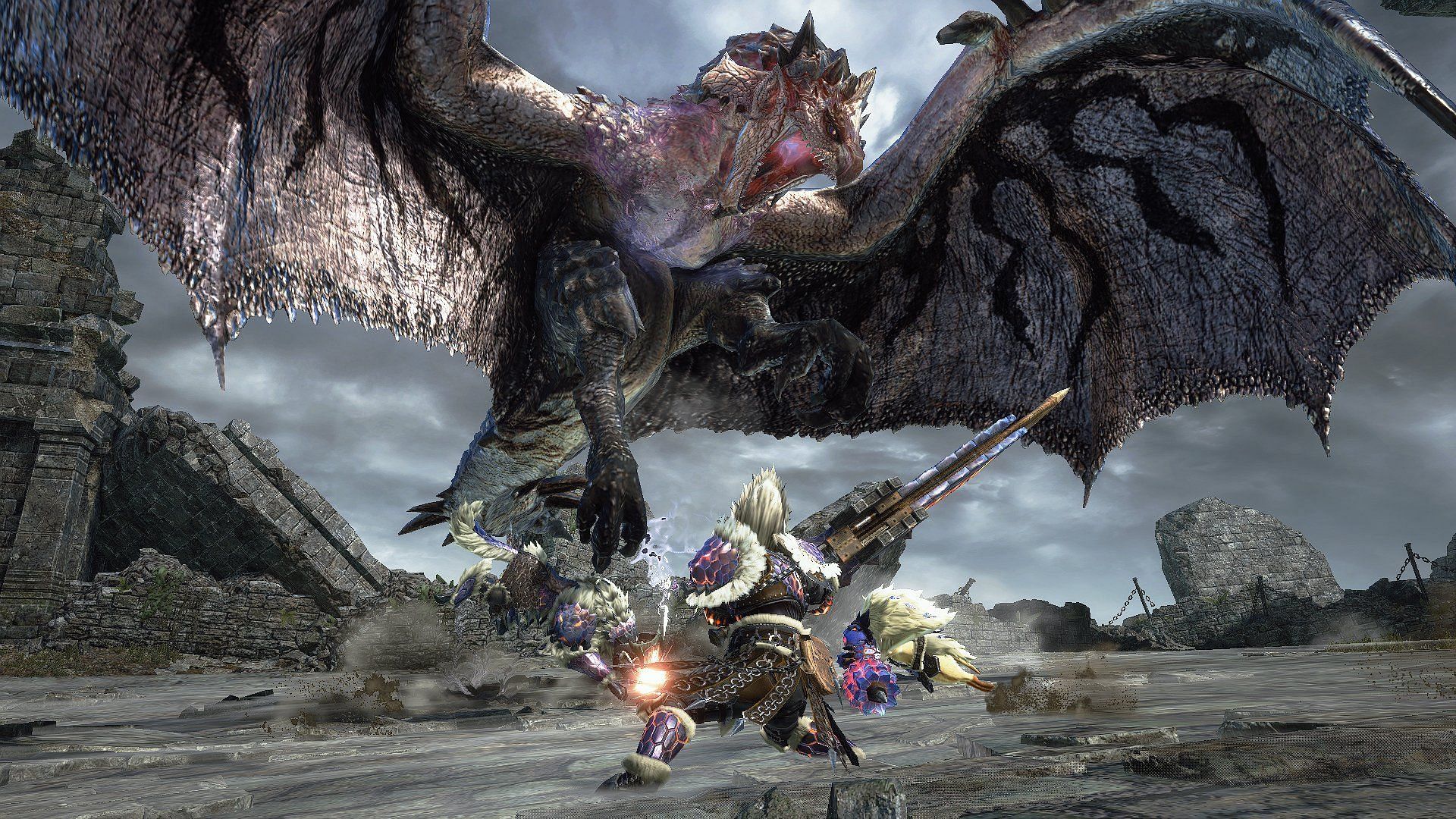 Rathalos Battle, Rathalos, anime monster hunter, HD wallpaper