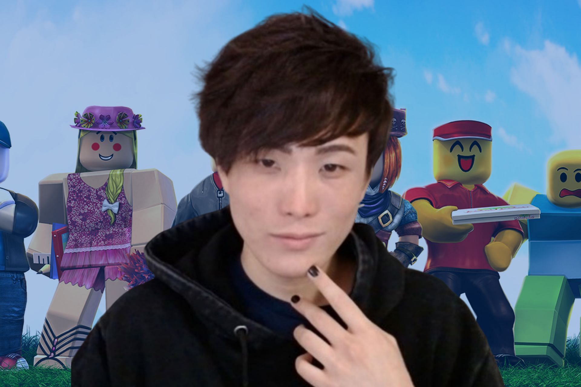 Sykkuno calls out stream snipers who were blatantly hacking in Roblox (Image via Sportskeeda)