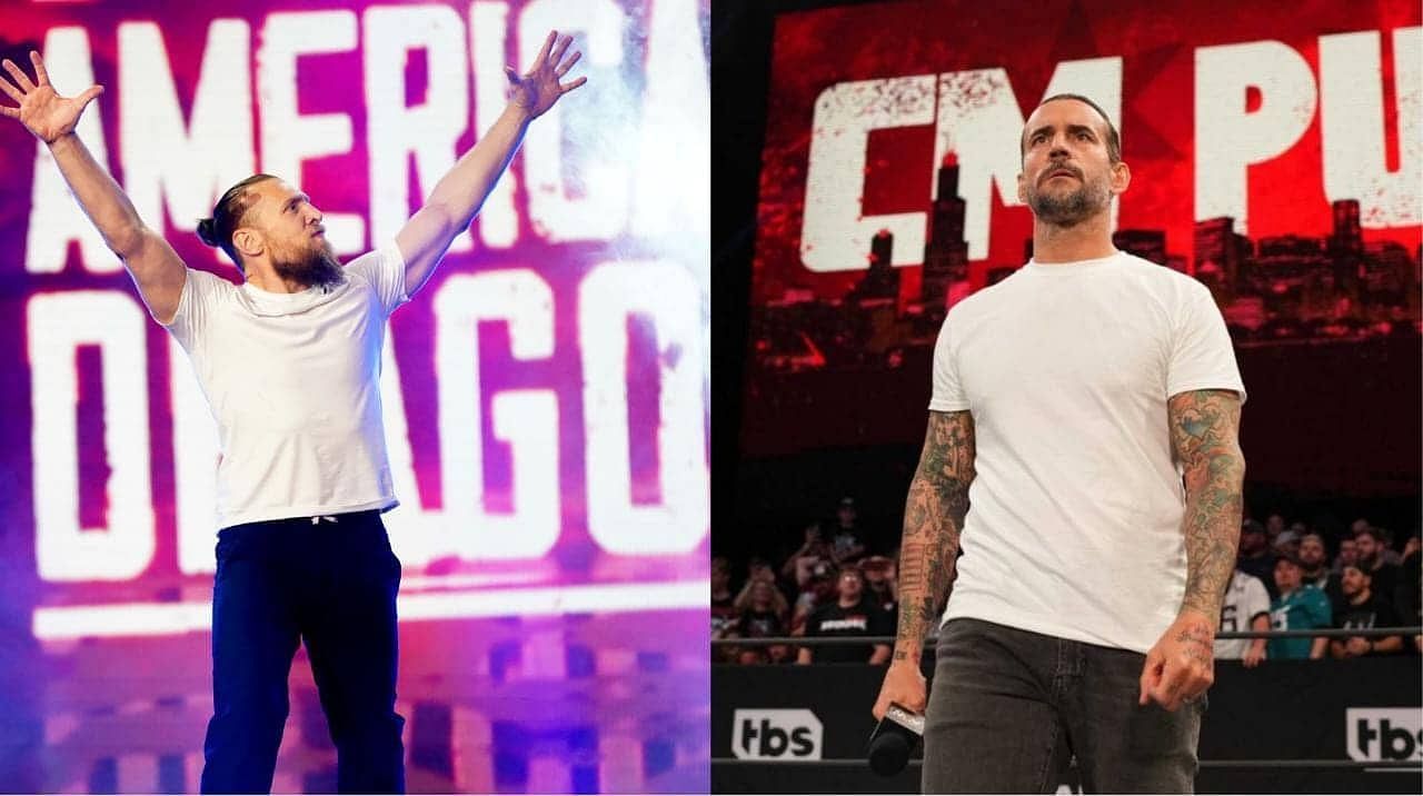 AEW stars CM Punk and Byran Danielson