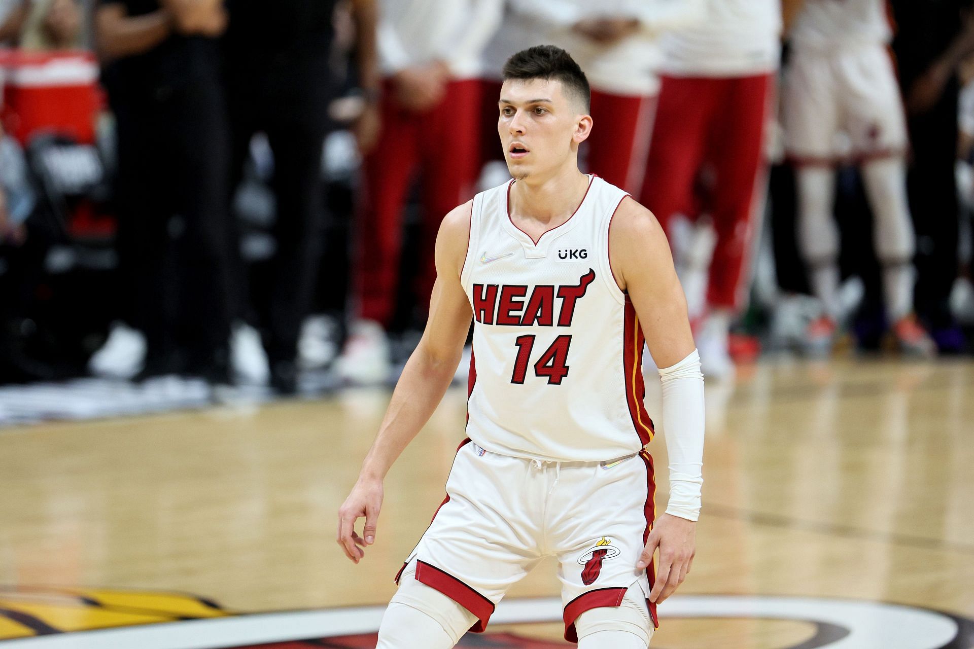 Tyler Herro wants the Miami Heat front office to keep the roster unchanged.