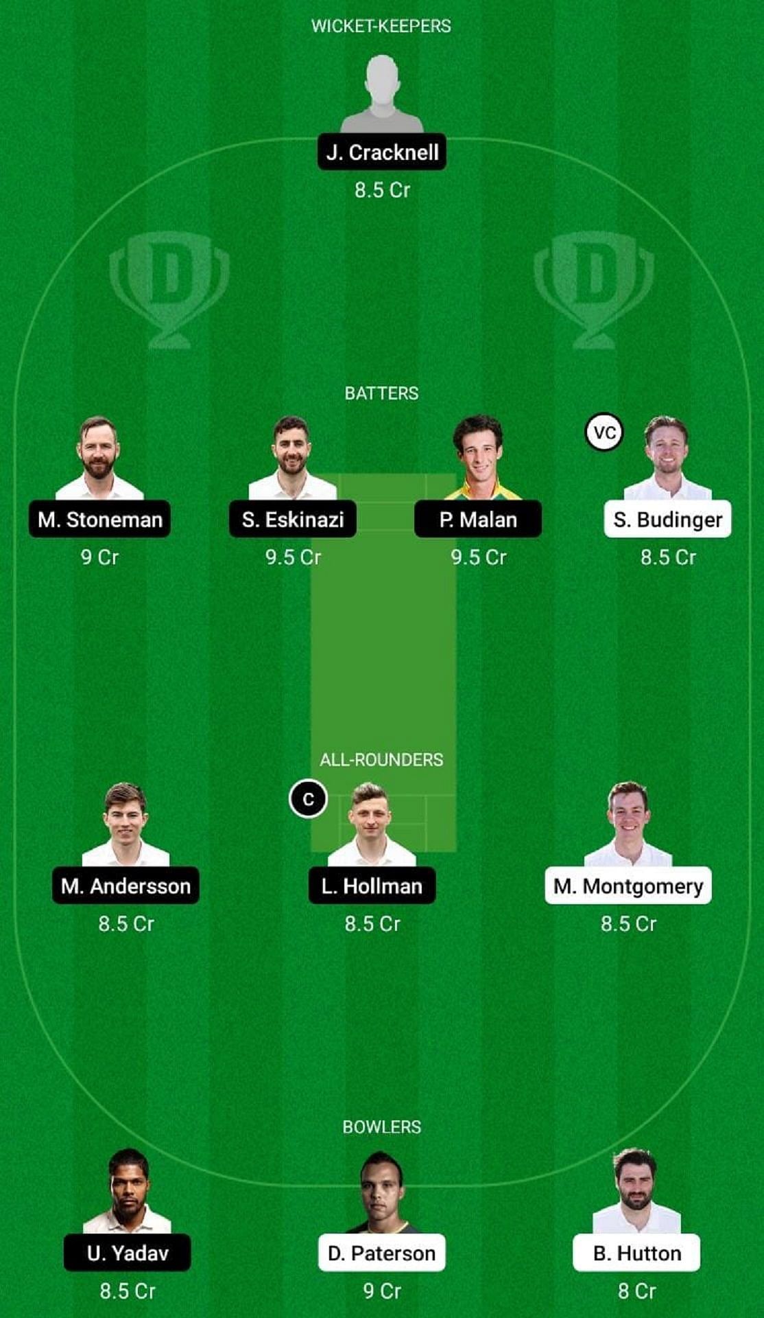 NOT vs MID Dream11 Fantasy Suggestion #2 - English Domestic One-Day Cup.