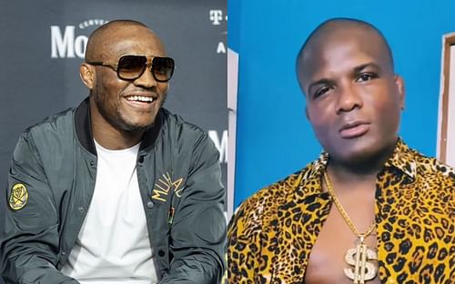 Kamaru Usman (left. Image credit: Esther Lin/MMA Fighting), Din Thomas (right. Image credit: @dinthomas on Instagram)