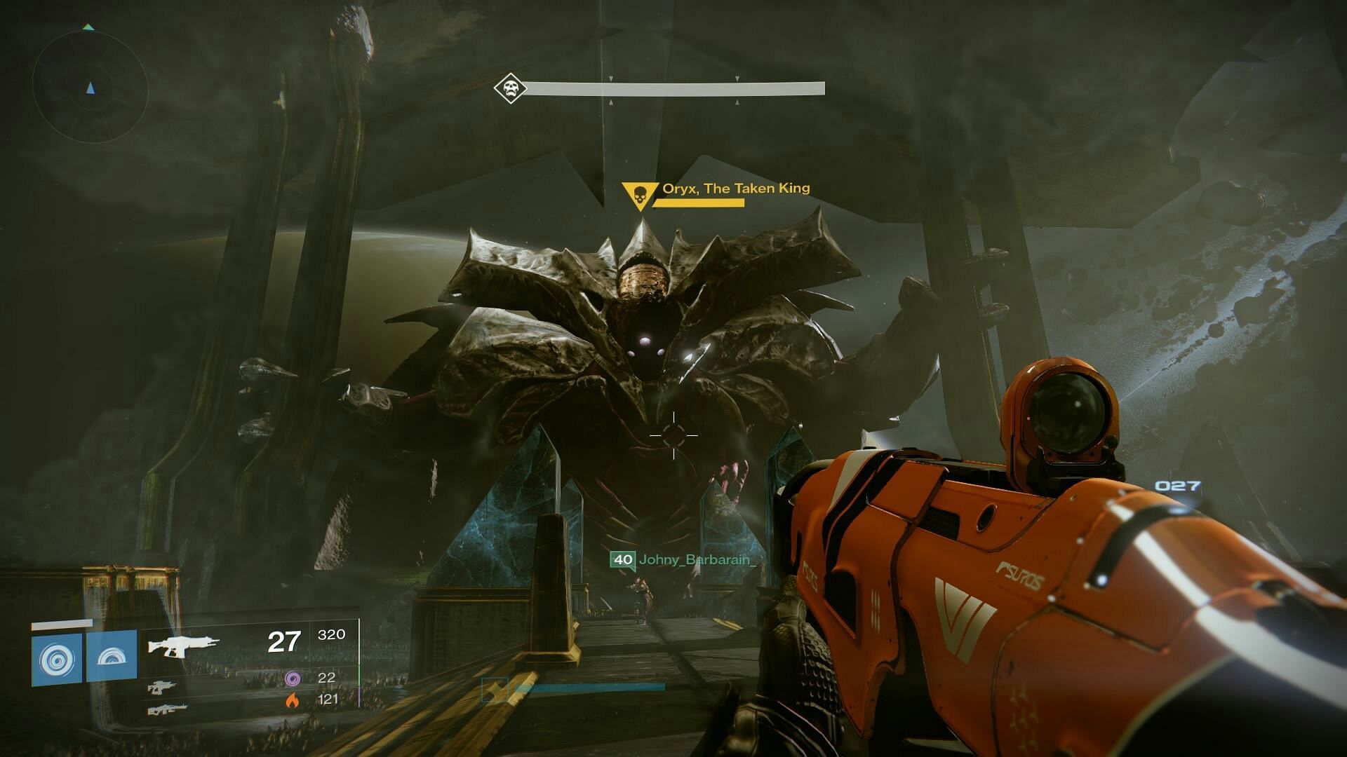Possible Oryx, The Taken King boss fight in Destiny 2 (Image via Destiny)