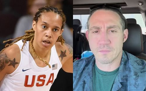 Brittney Griner (left), Tim Kennedy (right) [Images courtesy of @timekennedymma on Instagram]